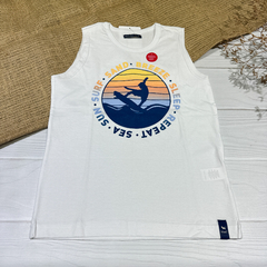 remera s/m jr sun blanco