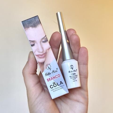 Cola Cílios Postiços à Prova D'Água Hello Mini - Branca (VAL 04/26)