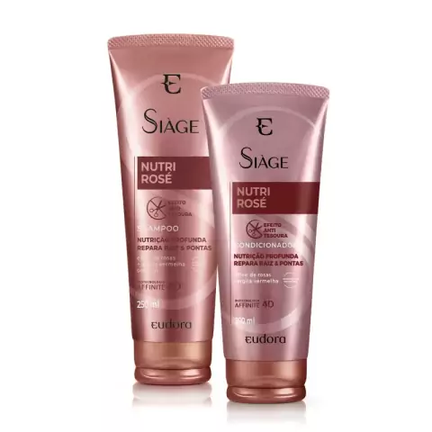 Kit Eudora Siàge Nutri Rosé Shampoo + Condicionador