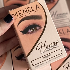 Henna Profissional para Sobrancelhas Menela - Preto