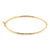Bracelete Basico Liso Fino com Fecho Abre e Fecha Dourado Semi Joia Banho Ouro 18k Ruby Store Online