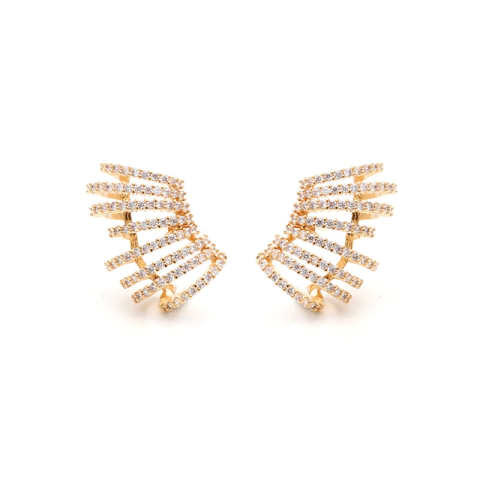 Brinco Ear Cuff Muse Dourado