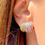 Brinco Ear cuff Zircônias Coloridas Semijoia - comprar online