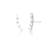 Brinco Ear Cuff Allena Prateado