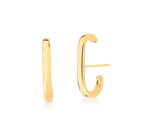 Brinco Ear Hook Minimal Dourado