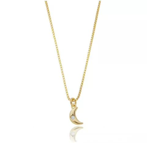 Colar Moon Dourado