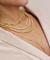 Colar Aleta Dourado - Ruby Store 