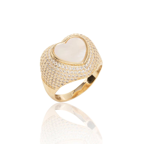 Anel Poetisa Dourado - comprar online