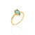 Anel Barcelona Dourado - Ruby Store 
