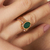 Anel Emerald Dourado - comprar online