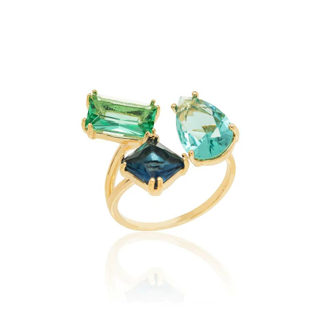 Anel Antígua Dourado