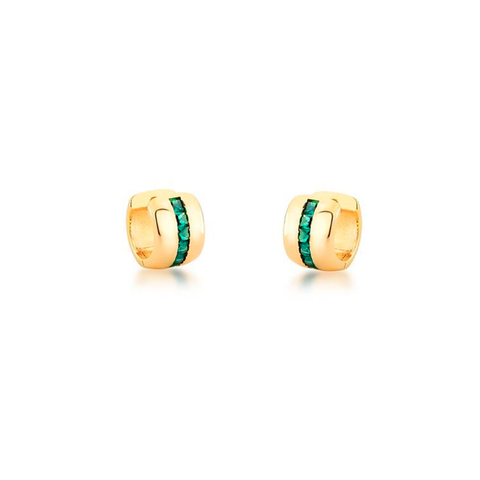 Brinco Argola Greeny Dourada
