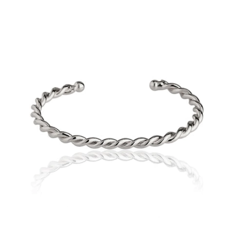 Bracelete Twist Prateado