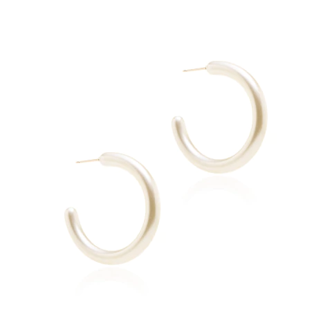 Brinco Argola Pearl Hoop - comprar online