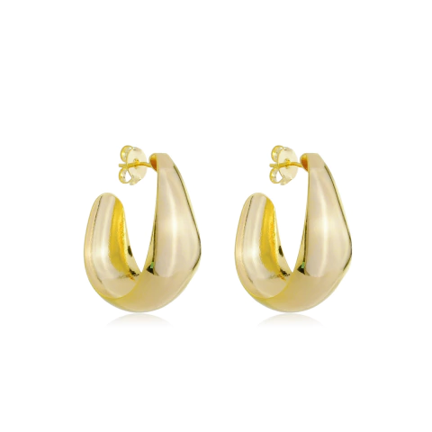 Brinco Argola Triangular Grande