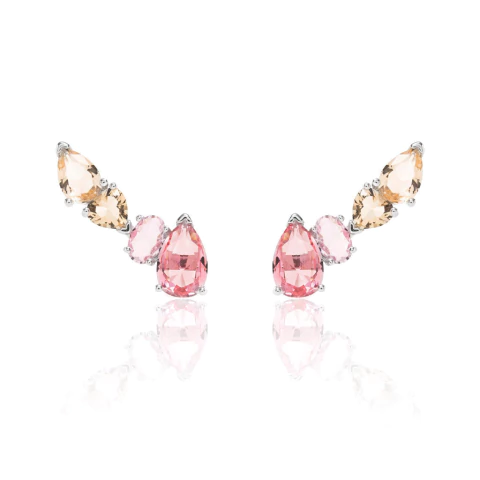 Brinco Ear cuff Maison Rose Prata 925