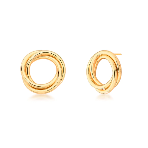 Brinco Infinity Dourado - comprar online