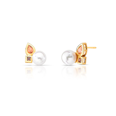 Brinco Fancy Pearl Dourado - comprar online