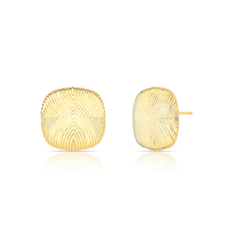 Brinco Trama Dourado