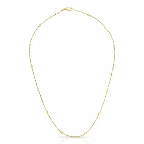 Colar Veneziana Bolinhas Dourado
