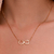 Colar Infinito Dourado na internet