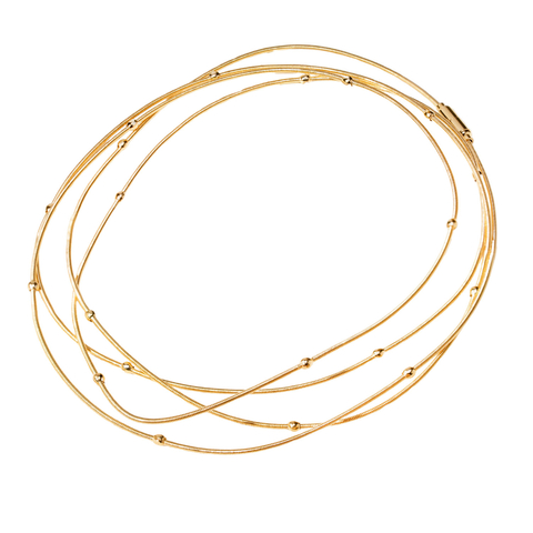 Pulseira Colar Violão Dourada - comprar online