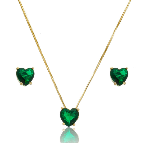 Conjunto Coração Cores - comprar online