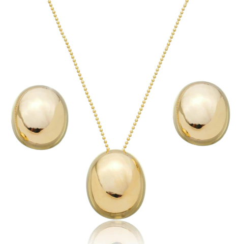 Conjunto Georgia Dourado