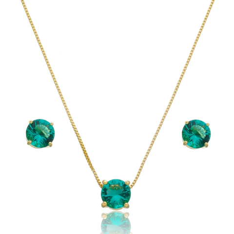 Conjunto Cristal Redondo Cores - comprar online