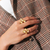 Anel Stone Dourado - comprar online