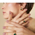Anel Emerald Dourado na internet