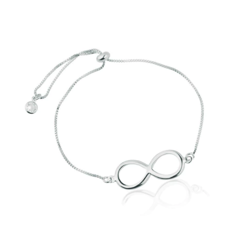 Pulseira Infinito Prateada - comprar online