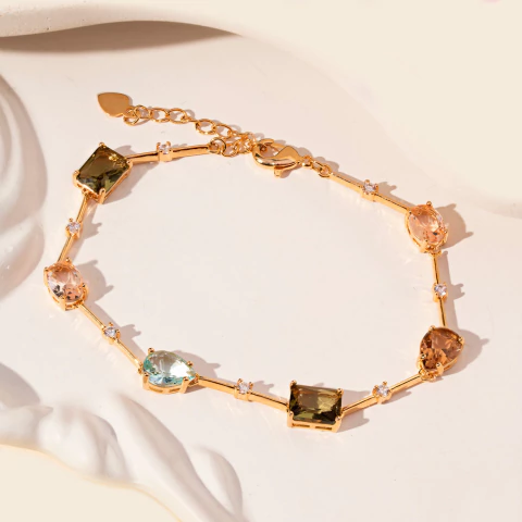 Pulseira Aquarela Dourada - comprar online