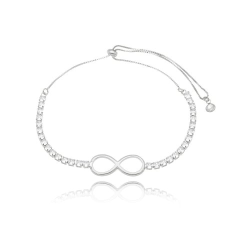 Pulseira Riviera Infinito Prateado - comprar online