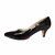 Zapato stiletto charol negro