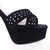 Sandalia negra tachitas - zapatos cristian