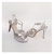 Sandalia plateada y glitter - comprar online