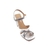 Sandalia plateada Parisina - comprar online