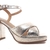 Sandalias platino Parisina - zapatos cristian
