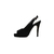 Zapatos negros de gamuza Libra