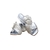 Zueco plateado Isabella - zapatos cristian