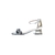 Sandalia mini strass Rosse