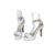 Sandalias blancas con plataforma Sorrento - comprar online