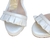 Sandalias blancas con plataforma Sorrento - zapatos cristian