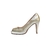 zapato platino boca de pez