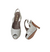 Zapato sin talón marfil nacarado Ornella - zapatos cristian