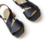 Sandalias negras Pinta en internet