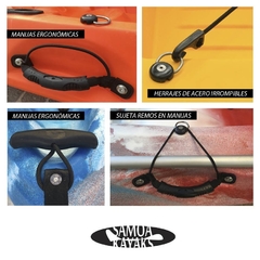 YUKON CON ACCESORIOS, TAMBUCHO Y CARRO - SAMOAKAYAKS STORE