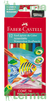 Lapices de Colores Acuarelables FABER-CASTELL x12 + sacapuntas