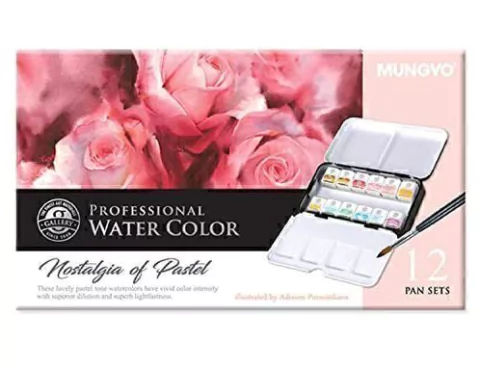 Acuarela Profesional Mungyo x 12 Pastel